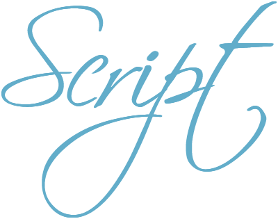 Script logo